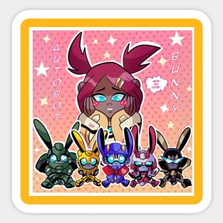 My Autobot bunny 🐰♥️💕 Sticker